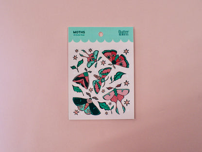 Moths - Sticker Sheet