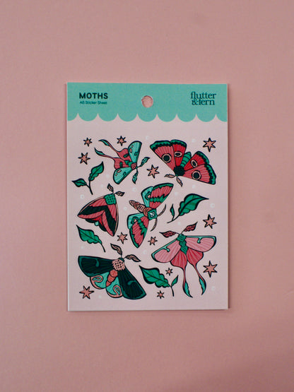 Moths - Sticker Sheet