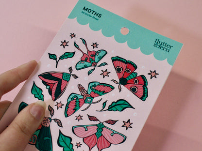 Moths - Sticker Sheet