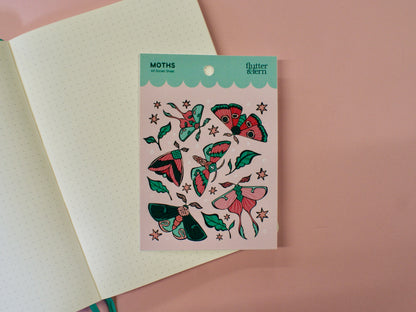 Moths - Sticker Sheet