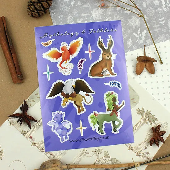 Mythology & Folklore - Sticker Sheet