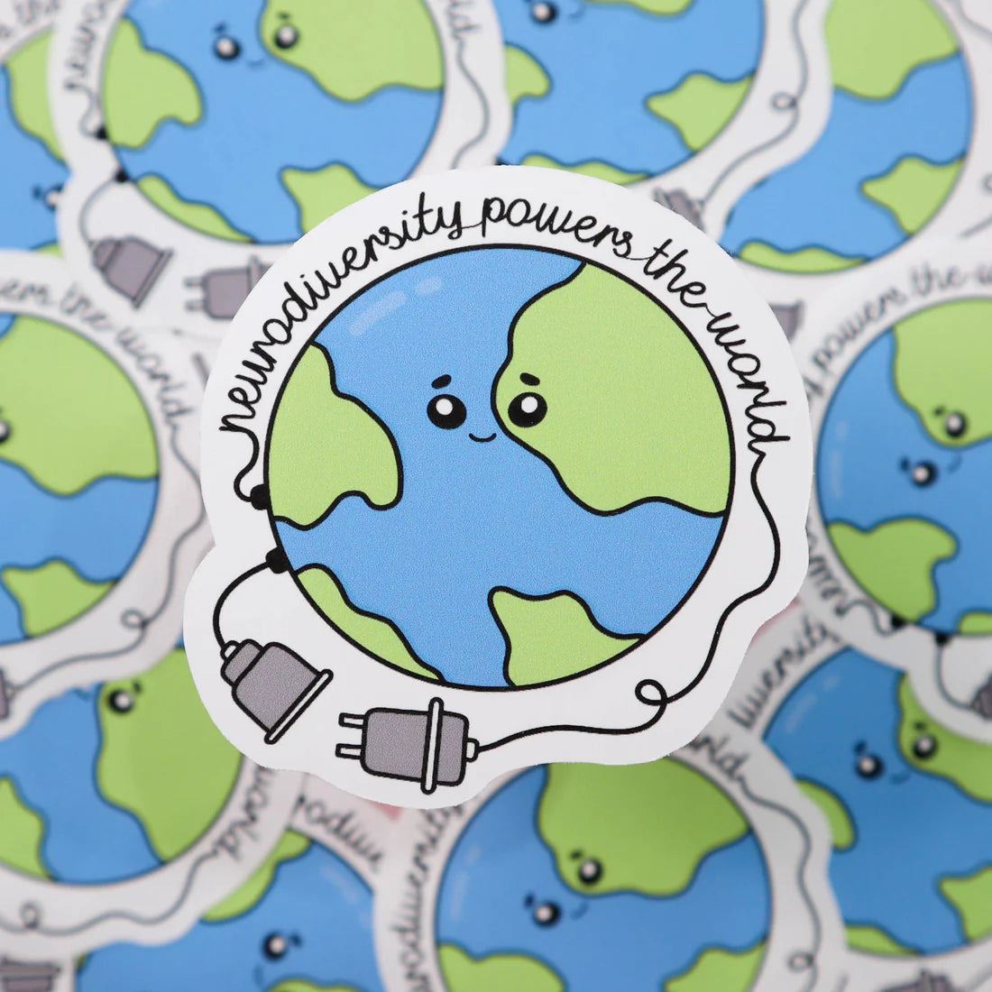 Neurodiversity Powers The World - Sticker