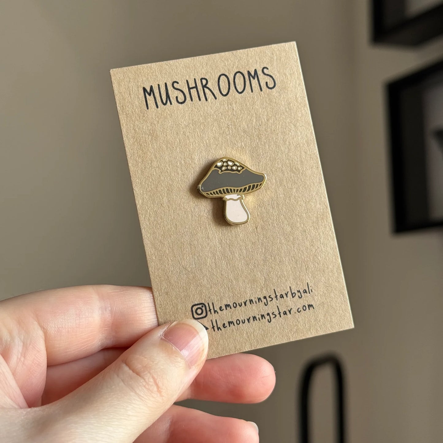 Pather Cap Mushroom - Enamel Pin