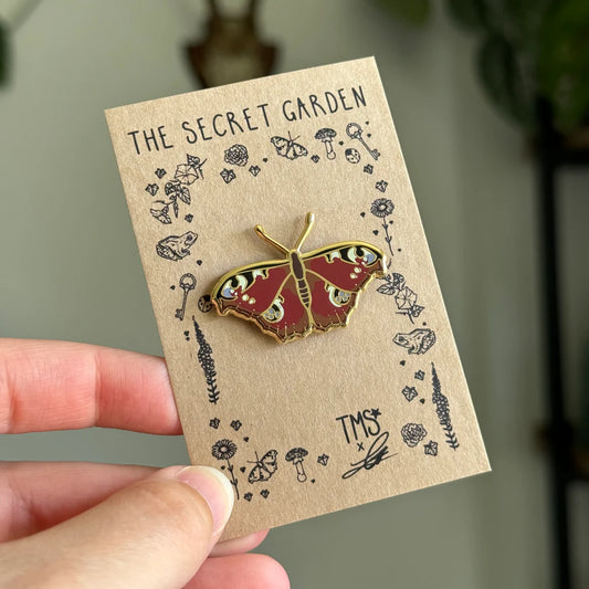 Peacock Butterfly - Enamel Pin