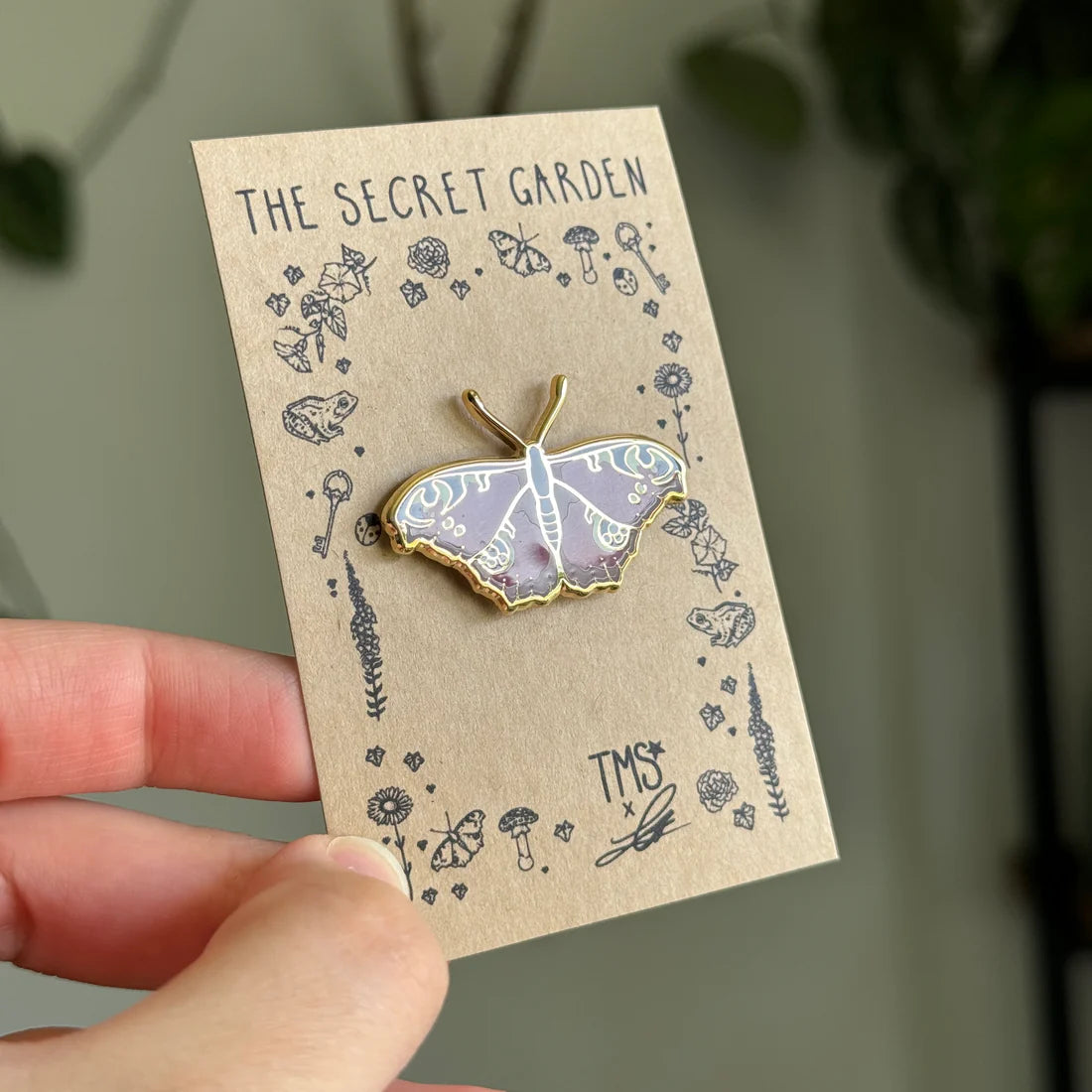Peacock Butterfly - Enamel Pin