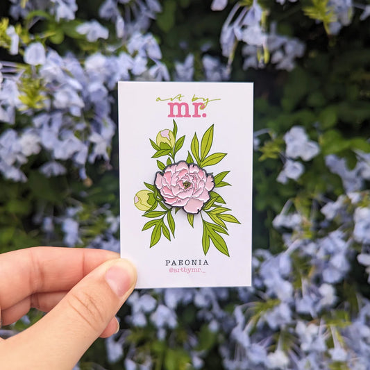 Peony - Enamel Pin