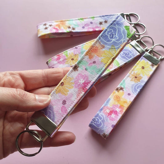 Pink Pastels - Keyring