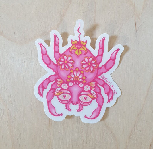 Pink Spider - Sticker