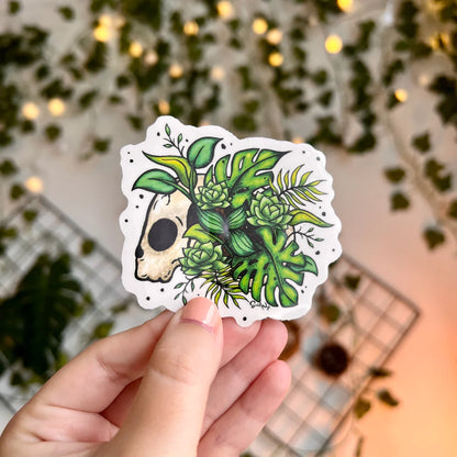 Plant Skull - Sticker