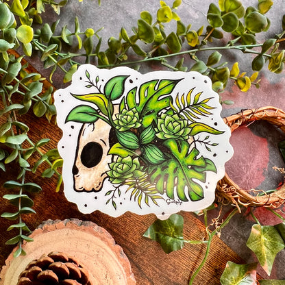 Plant Skull - Sticker