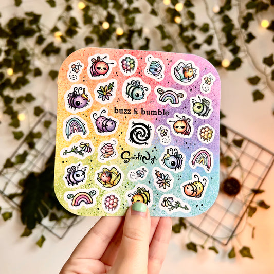 Rainbow Buzz & Bumble - Sticker Sheet