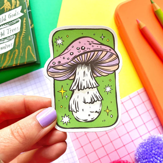 Pink Mushroom - Sticker