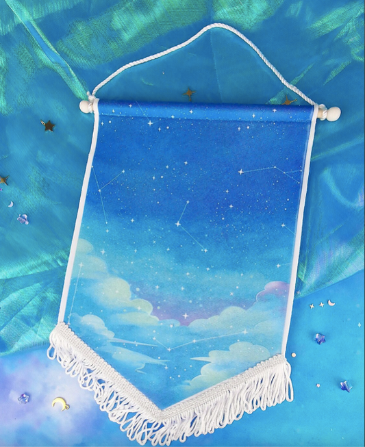 Blue Stars - Pin Banner