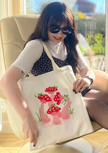 Frogs & Mushroom - Tote Bag