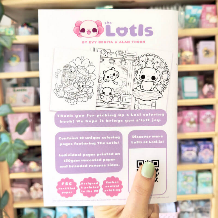 Lotls Adventure Awaits - Colouring Book