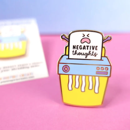 Shred The Negativity - Enamel Pin