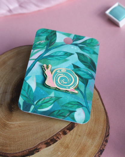 Snail - Enamel Pin