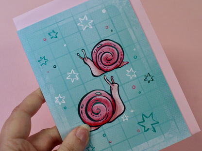 Snails - A6 Card