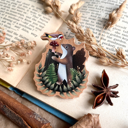 Squirrel - Wooden Pin