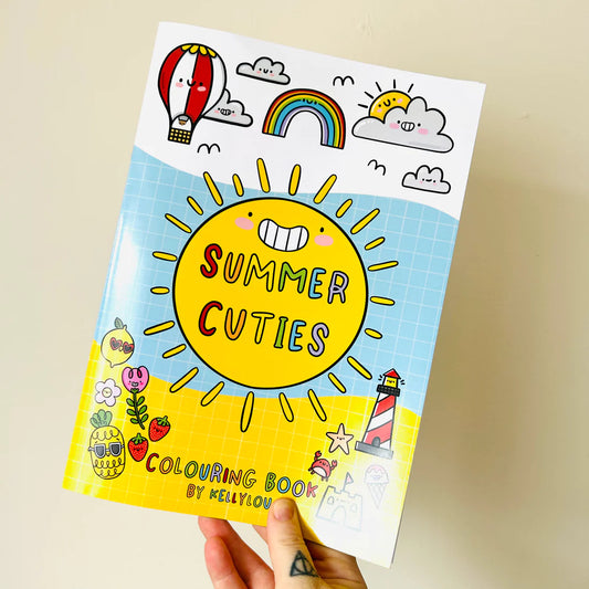Summer Cuties - A4 Colouring book