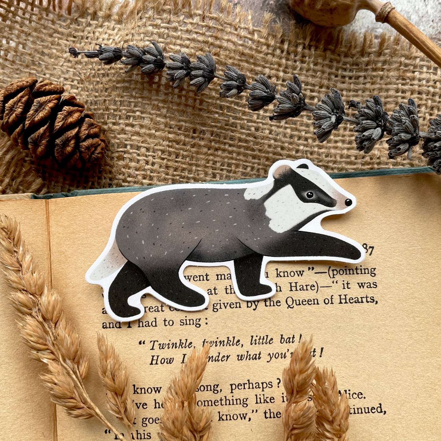 Walking Badger - Sticker