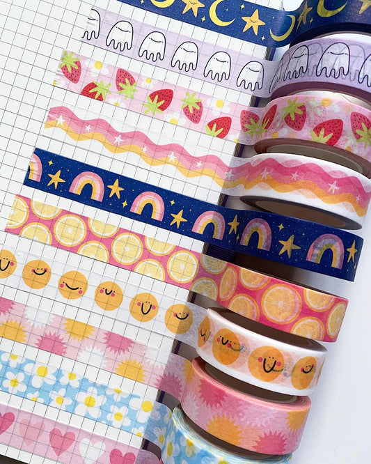 Rainbow & Stars - Washi Tape - Flutter & Fern