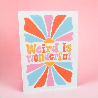 Weird Is Wonderful - A5 Lined Notebook