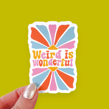 Weird Is Wonderful - Sticker
