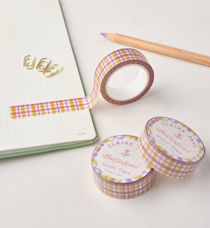 Pastel Gingham - Washi Tape