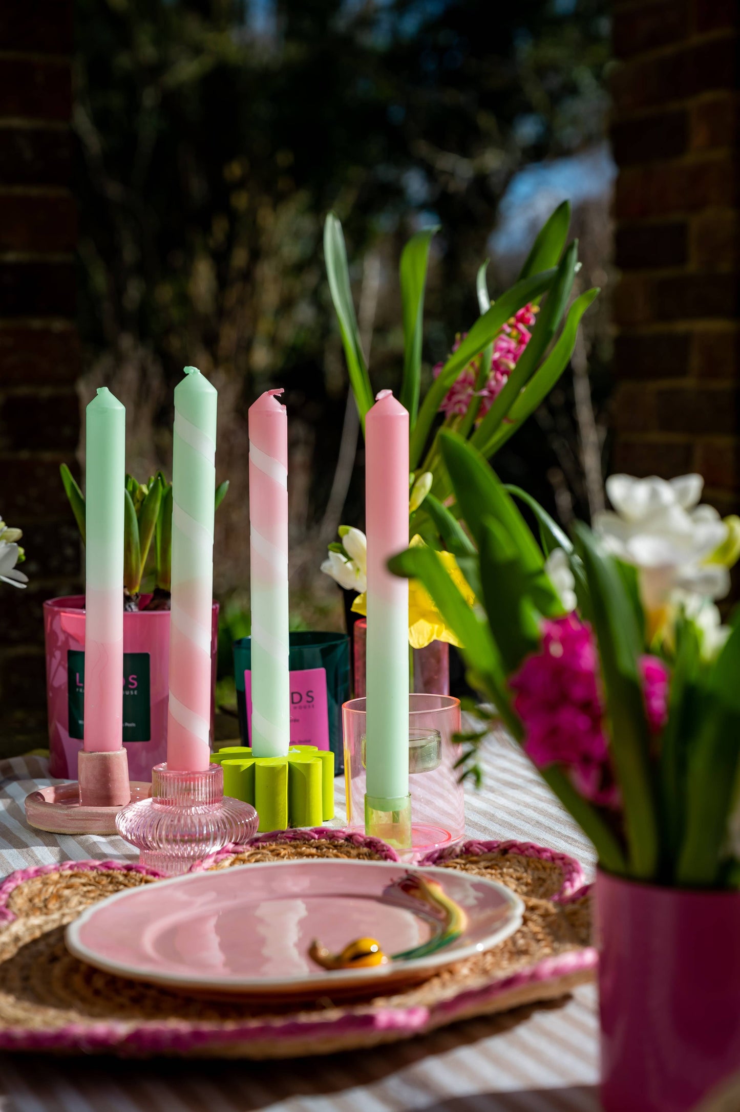 Kaikoura Dinner Candles - Taper Dip Dye Candles