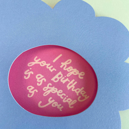 I Hope Your Birthday - A5 Card