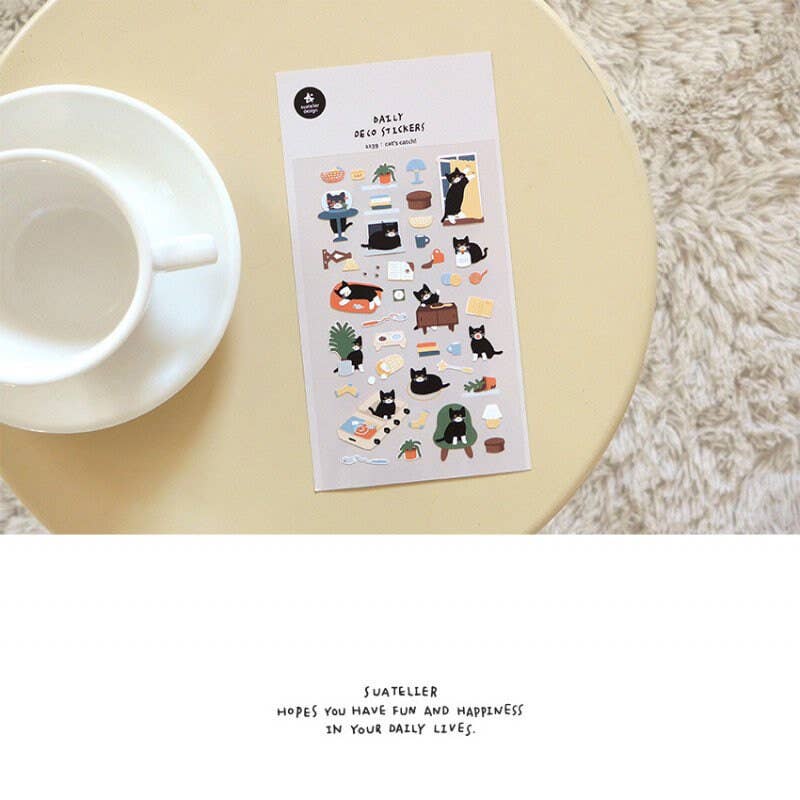 Suatelier - Kitty Sticker - Sticker Sheet