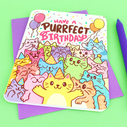 Have A Purrfect Birthday - Card
