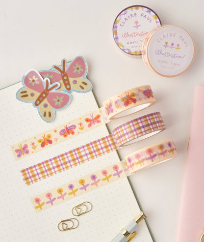 Pastel Butterflies - Washi Tape