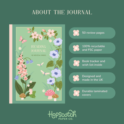 Whimsical Reading Journal – Book Review Notebook