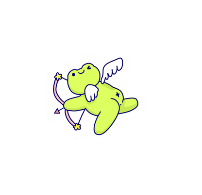 Angel N' Devil Frogs - Sticker Pack