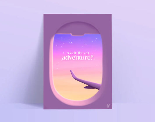 Ready For An Adventure? - A5 Print