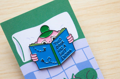 This Book Has A Sh*t Ending - Enamel Pin