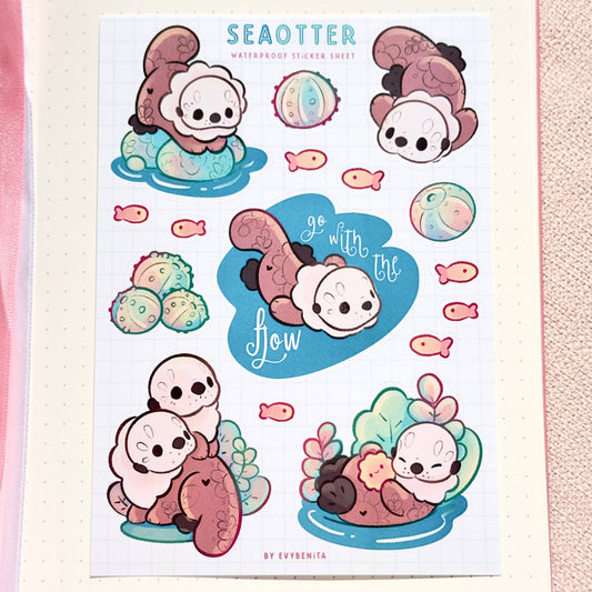 Sea Otter - Sticker Sheet