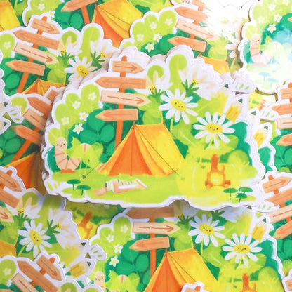 Campsite - Sticker