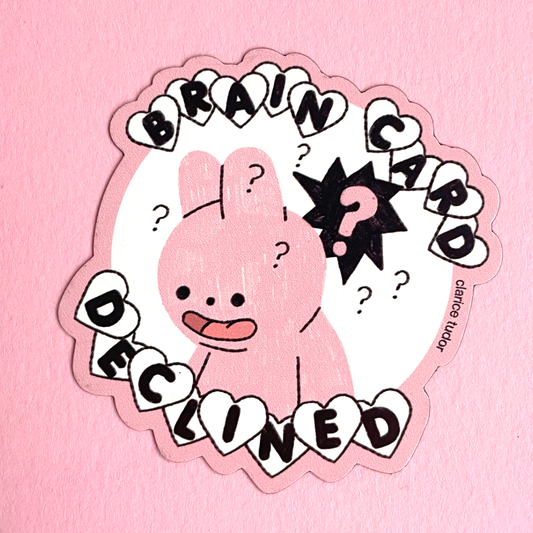 Brain Card Declined - Magnet