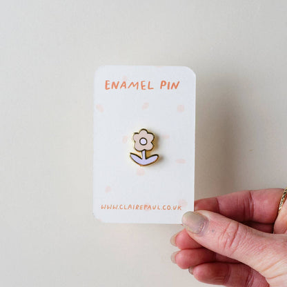 Purple Flower - Enamel Pin