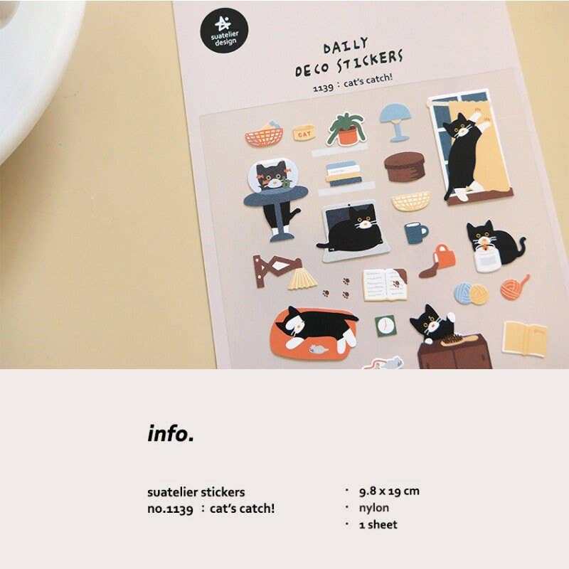 Suatelier - Kitty Sticker - Sticker Sheet