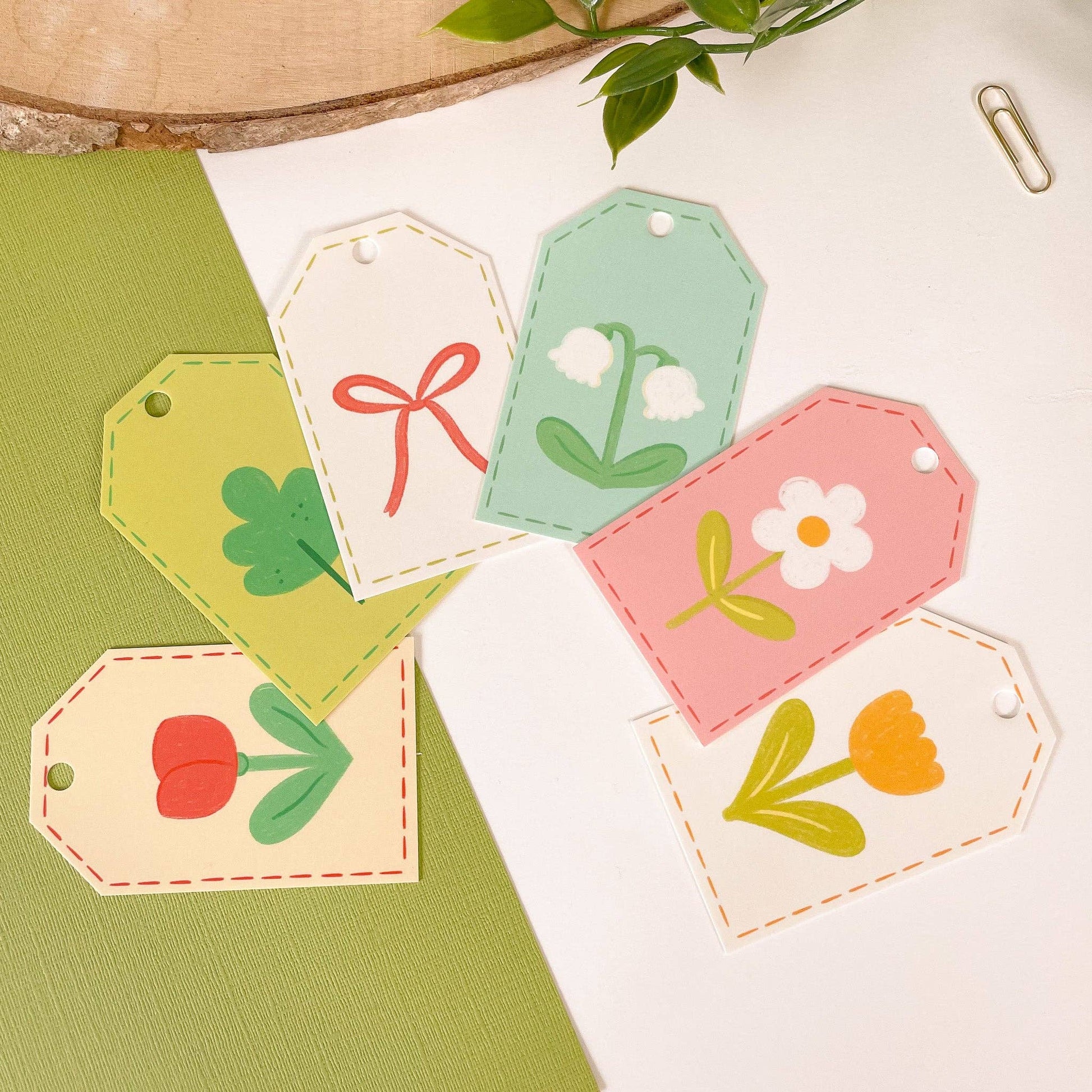 Spring Floral Quilt - Gift Tags
