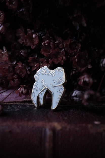 Tiny Tooth - Enamel Pin
