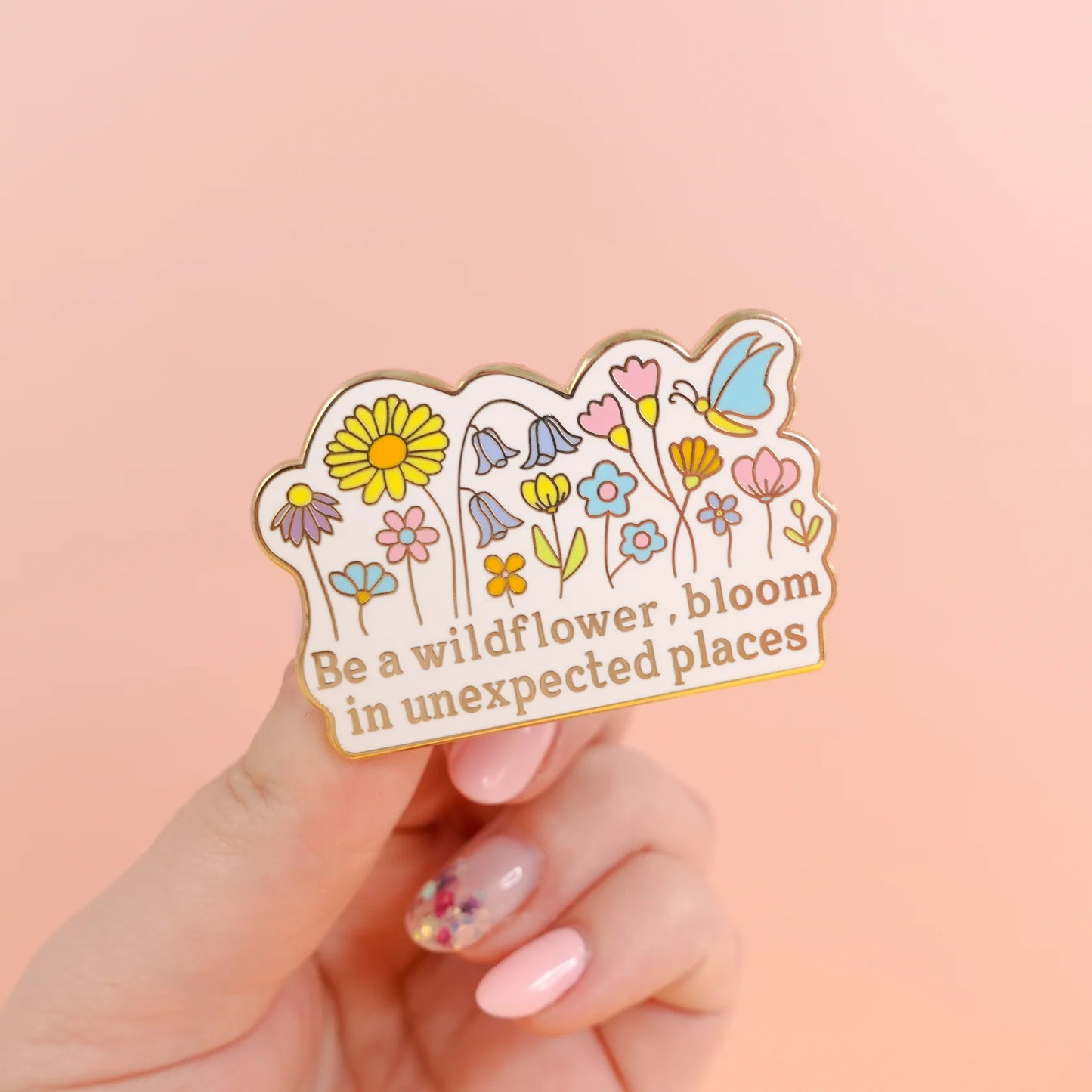 Wild Flower - Enamel Pin