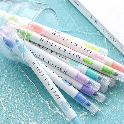 Milkyliner Colourful Dual Pens - 12 set