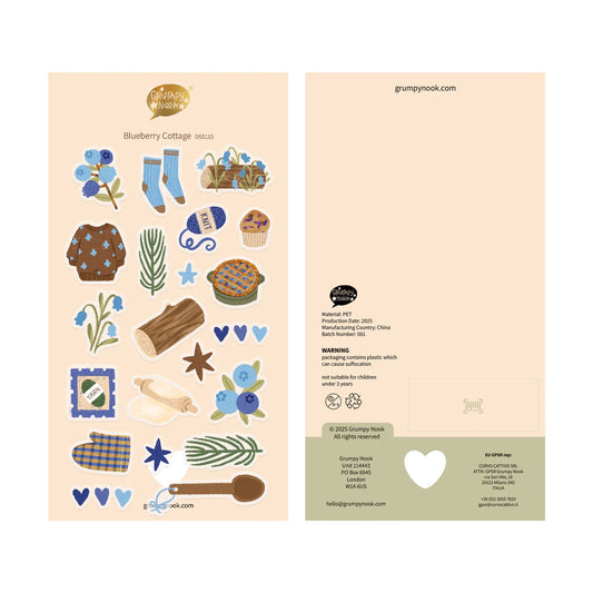 Blueberry Cottage - Sticker Sheet
