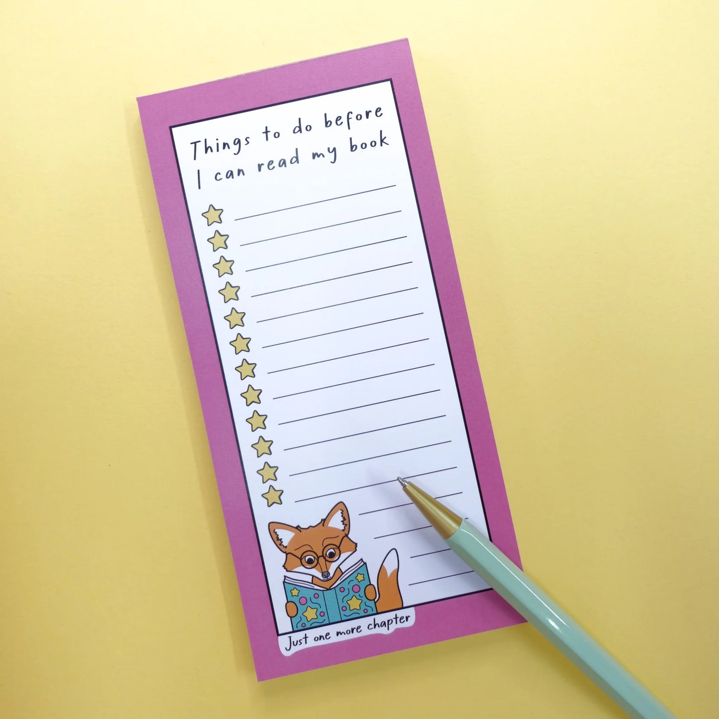 Things To Do Before I Can Read - Notepad