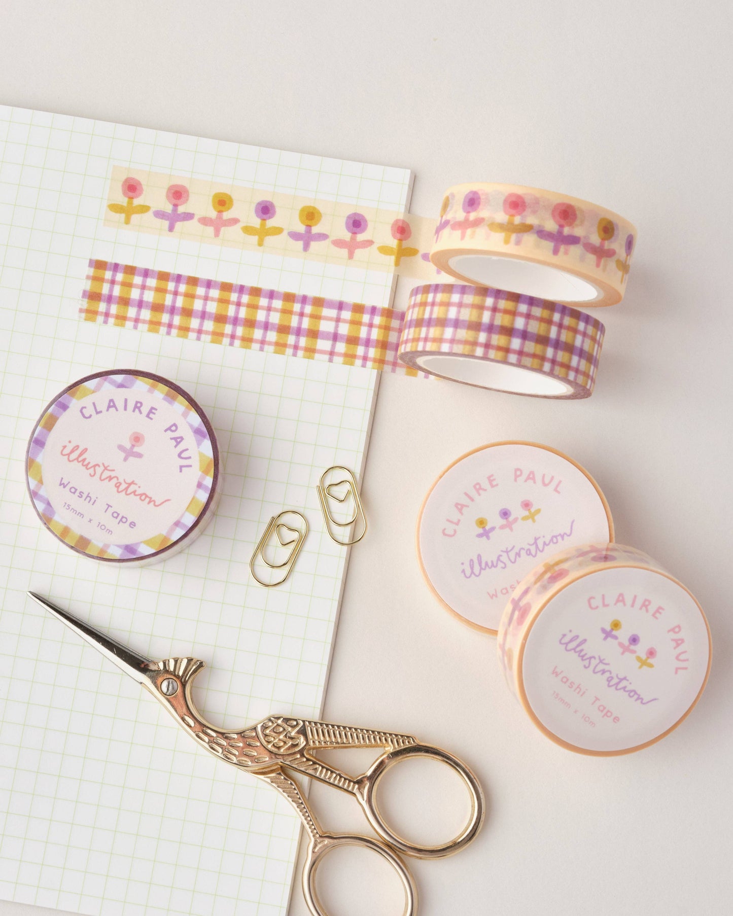 Pastel Gingham - Washi Tape